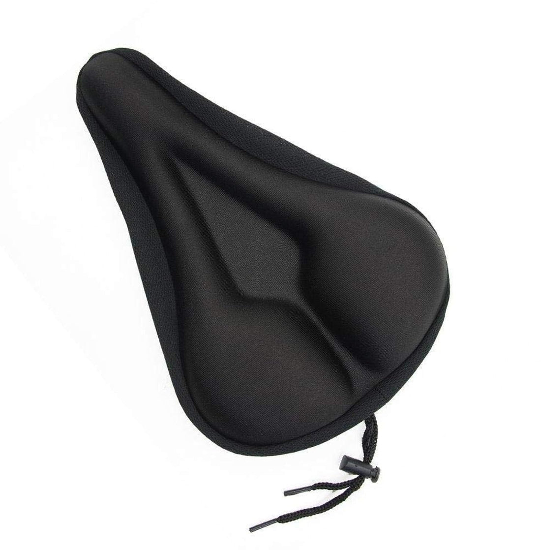 Portal Gel Bike Seat Cover Cushion Comfortable Silica Foam Padded Bicycle Saddle Cushion Spin Exercise Bikes Road Mountain Bikes Outdoor Cycling Water Dust Resistant Cover