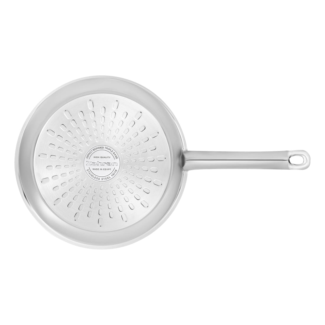 Tefal Zahran Classic Frypan with Handle, Size 24 cm, Stainless Steel - 330010824