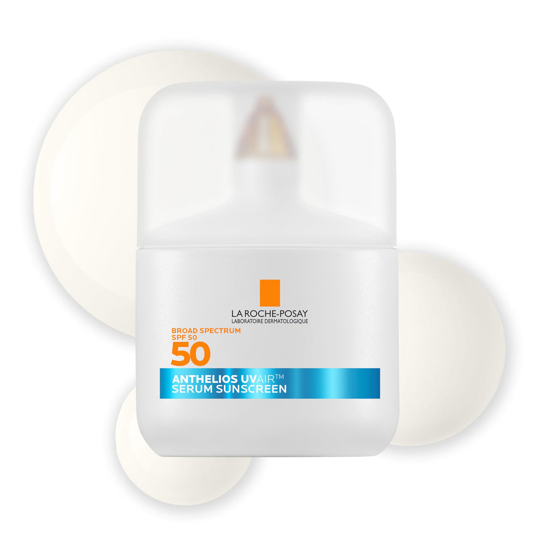 La Roche-Posay UV Air Sunscreen Serum SPF 50, Sun Protection for Face with Niacinamide & Hyaluronic Acid, Lightweight Sunscreen SPF 50, Hydrating & Fast-Absorbing