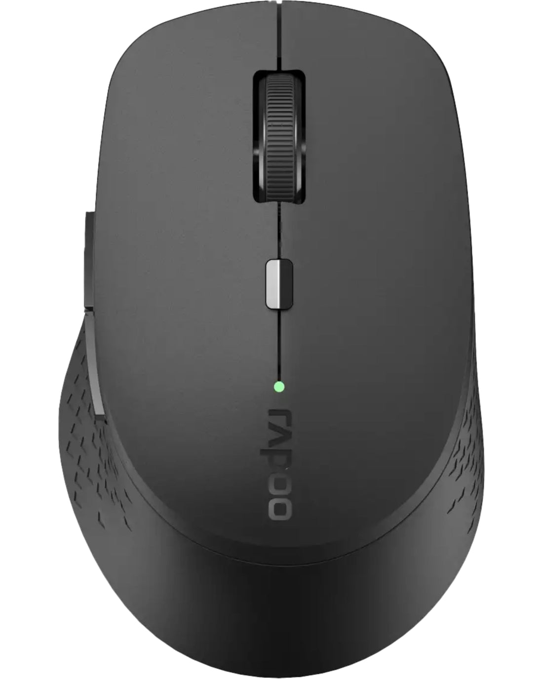 Rapoo M300 Silent Wireless Mouse, Bluetooth and Wireless (2.4 GHz), Multi-Mode, 1600 DPI Silent Buttons - Dark Grey