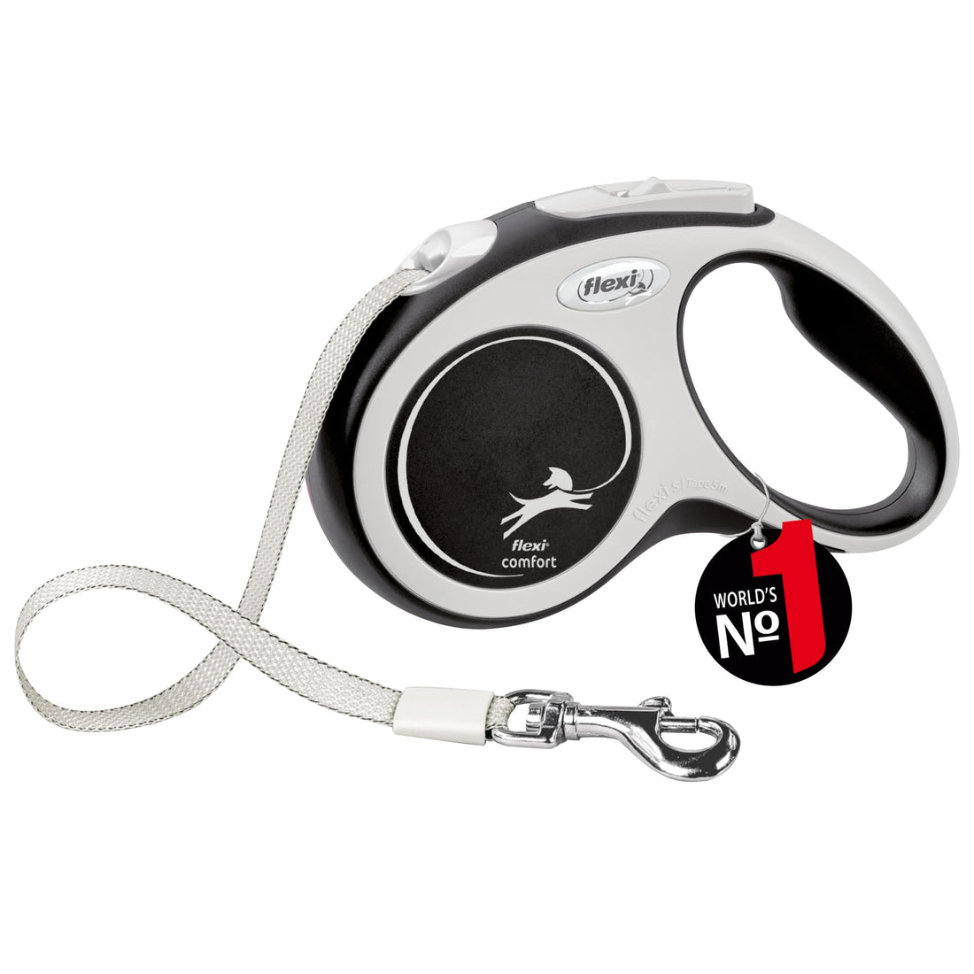 Flexi New Comfort S Tape 5m black