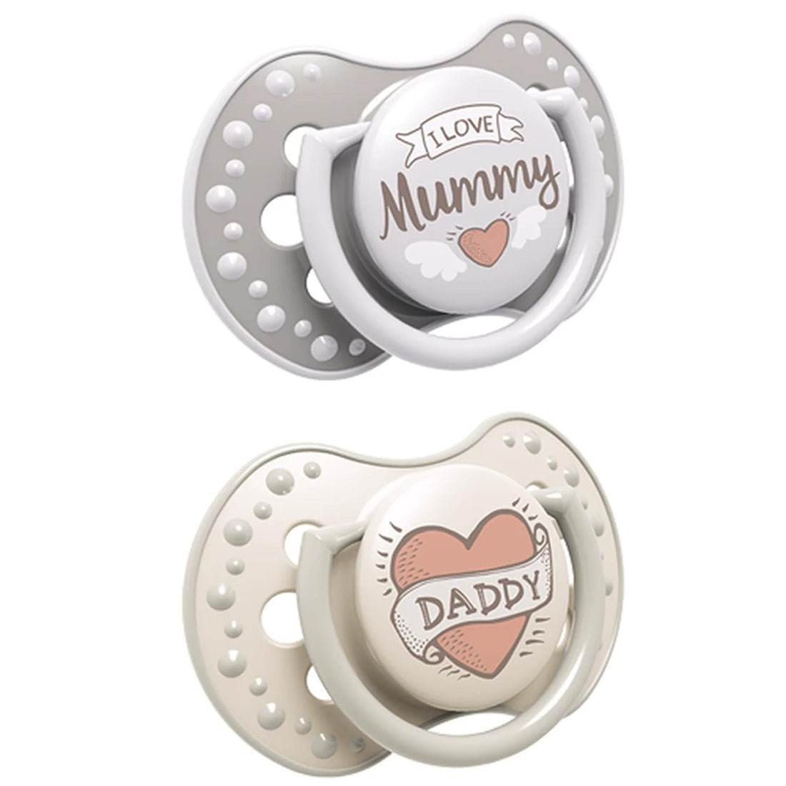 lovi silicone dynamic soother3-6 2pc ILOVE