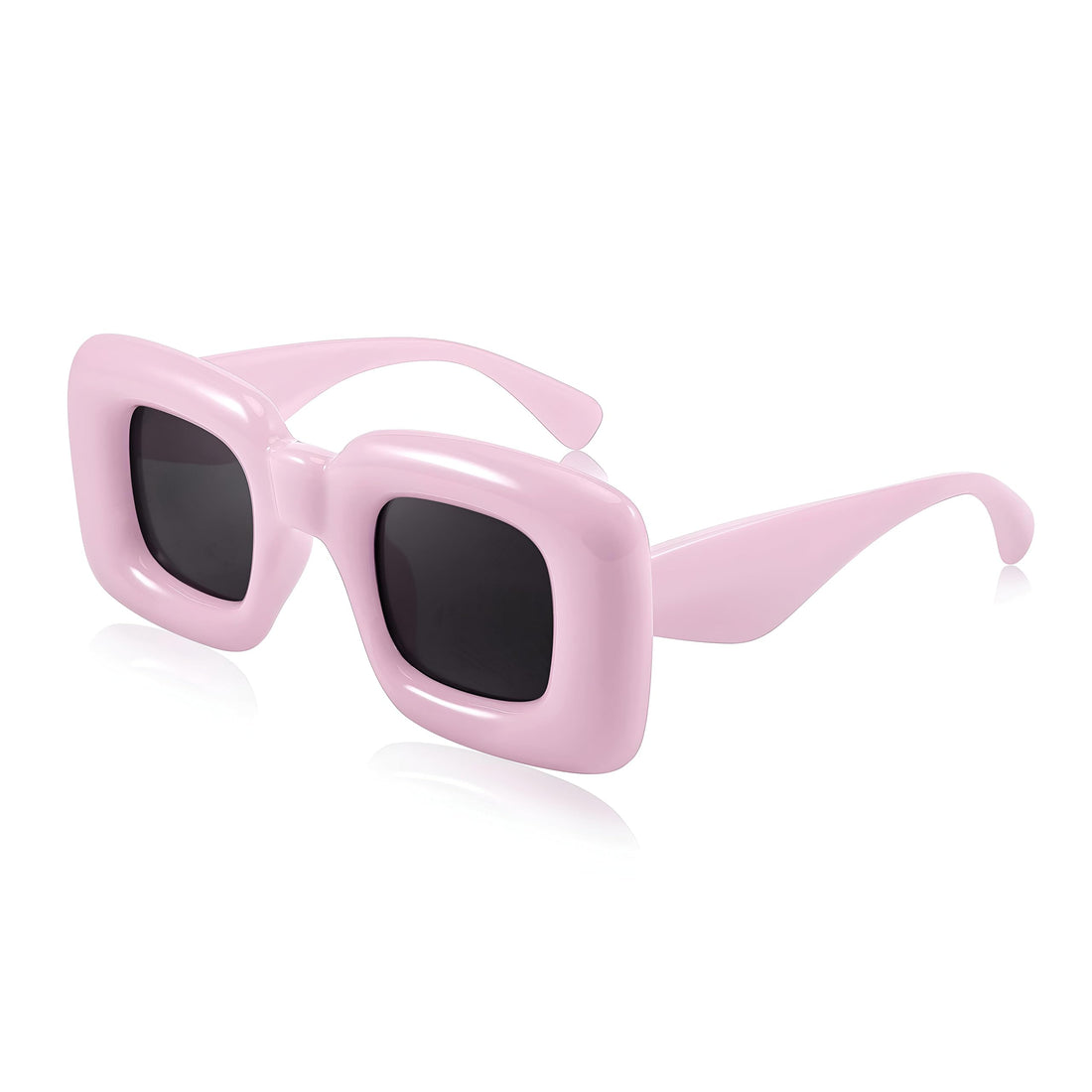 Sunglasses - Modern thick frame square shades for both men and women, perfect for achieving a trendy look and embracing the fun of summer.