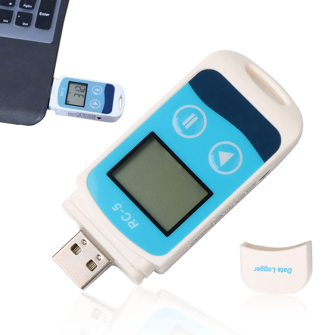 Waterproof USB Thermometer Temperature Meter Data Logger Gauge Datalogger RC-5 Recorder Internal Sensor Tool