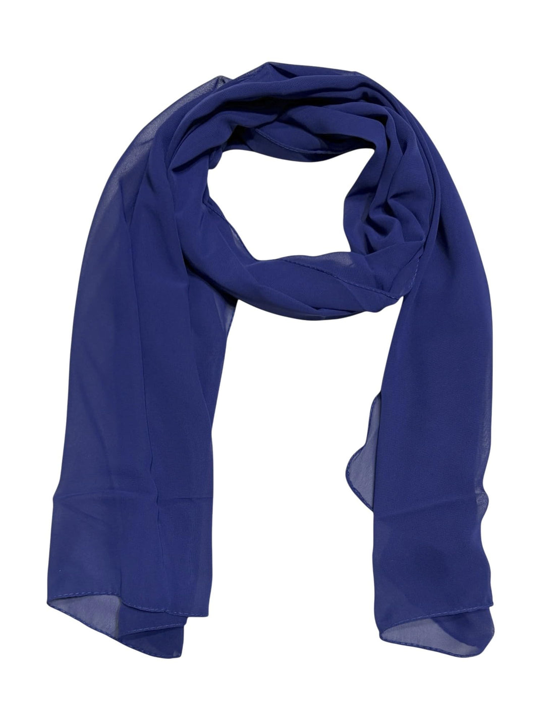 Solid Chiffon Scarf/Shawl/Wrap/Headscarf/Hijab/Veil For Women - Small Size 55x150cm