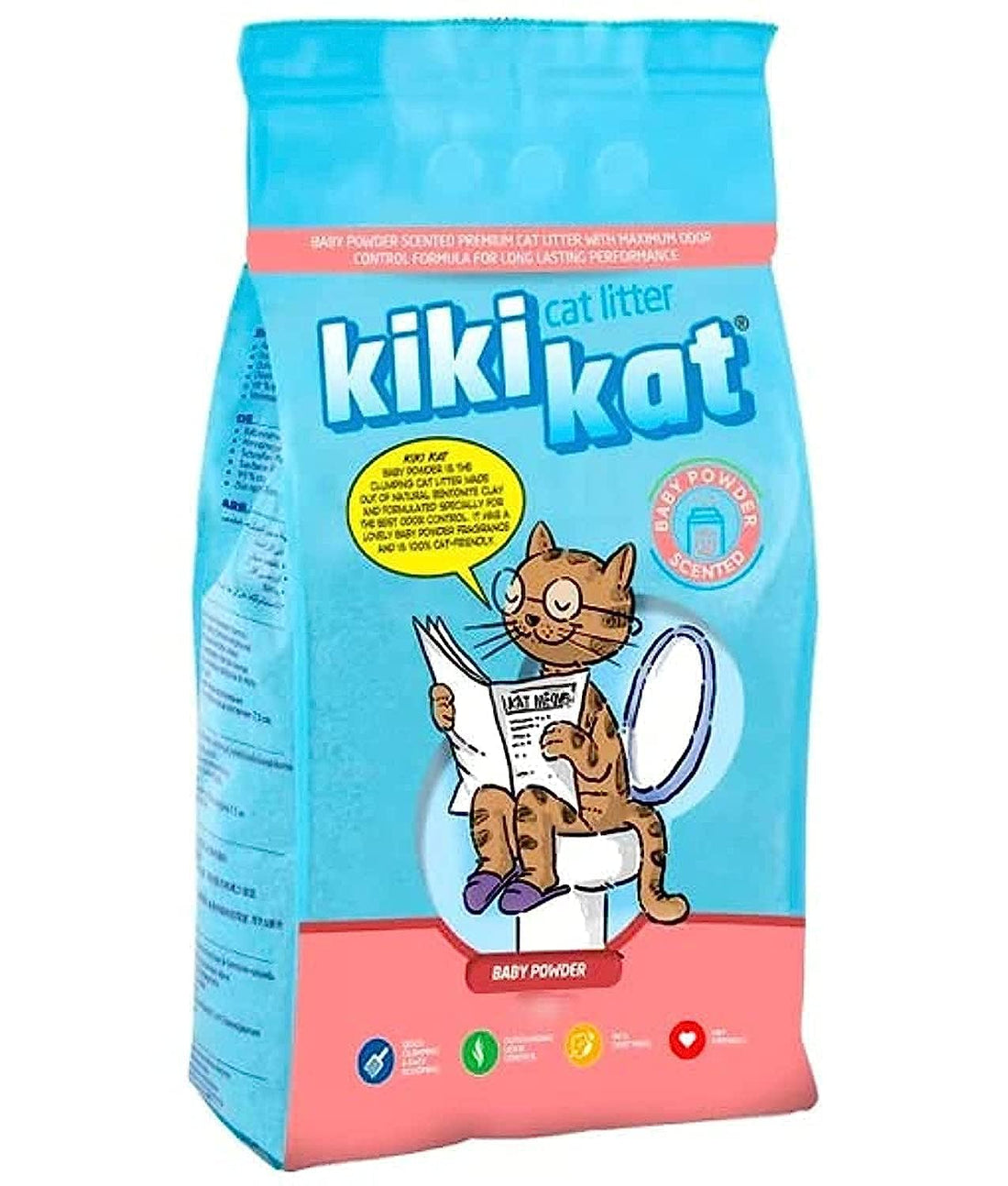 KiKi Kat Cat Litter Baby Powder - 10 L