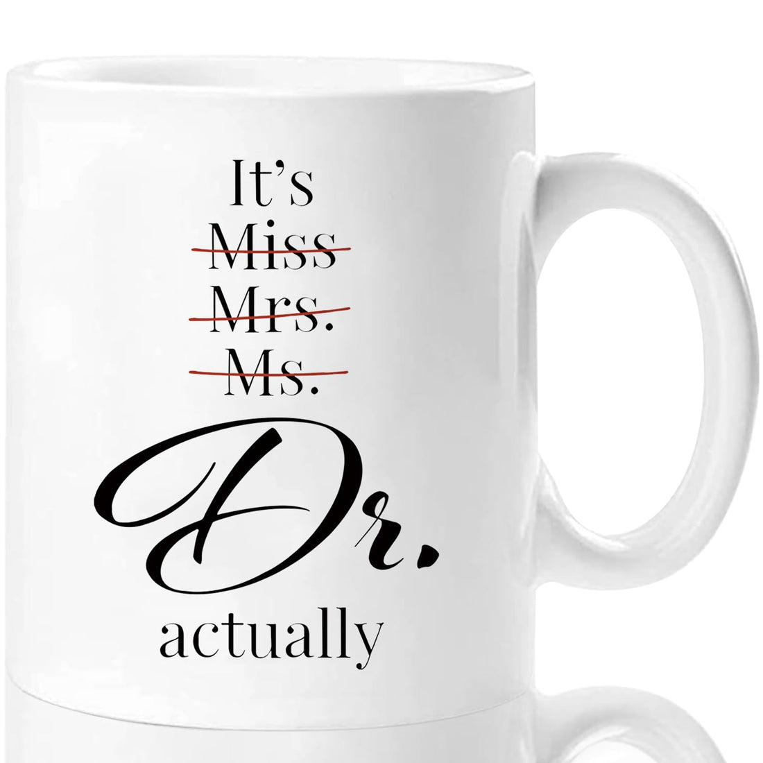Shqiueos Coffee Mugs for Doctors - Thank You Appreciation Gift, PHD Graduation, Dentist & Physician Mug, White, 11Oz