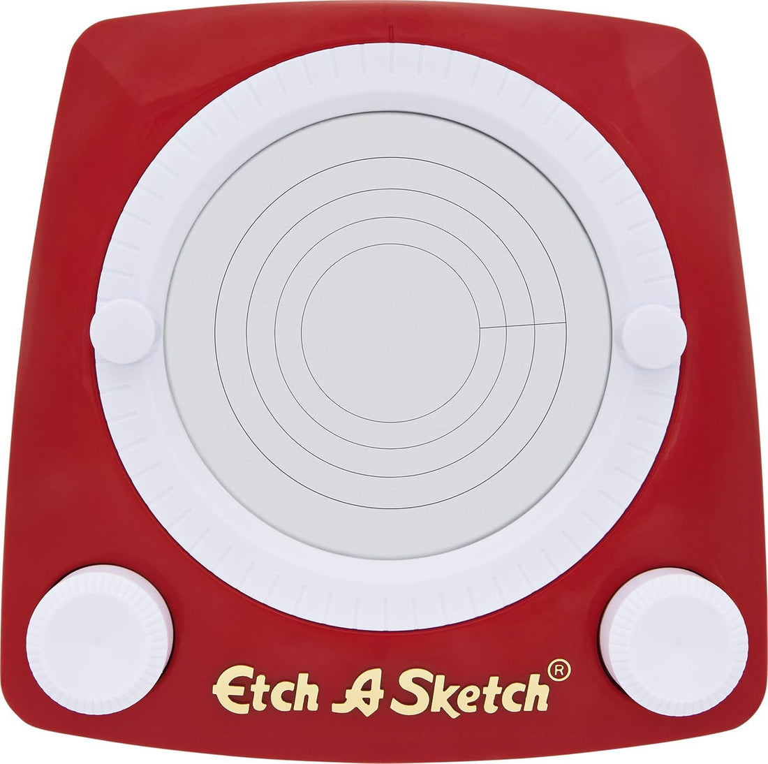 Drawing Toy with Magical Spinning Screen for Creating Circles, Ages 3+, Red