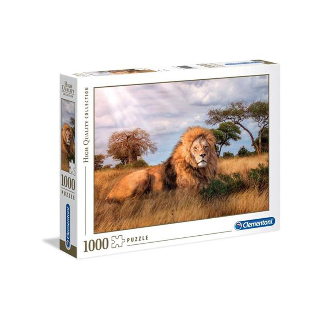 Clementoni Adult The King Of Forest Lione 1000-Pieces Puzzle, Multi-Colour