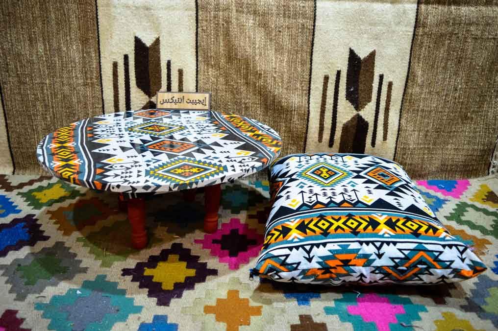 Tablium Arabic Black and Grey 100% Handmade by Egypt Antics