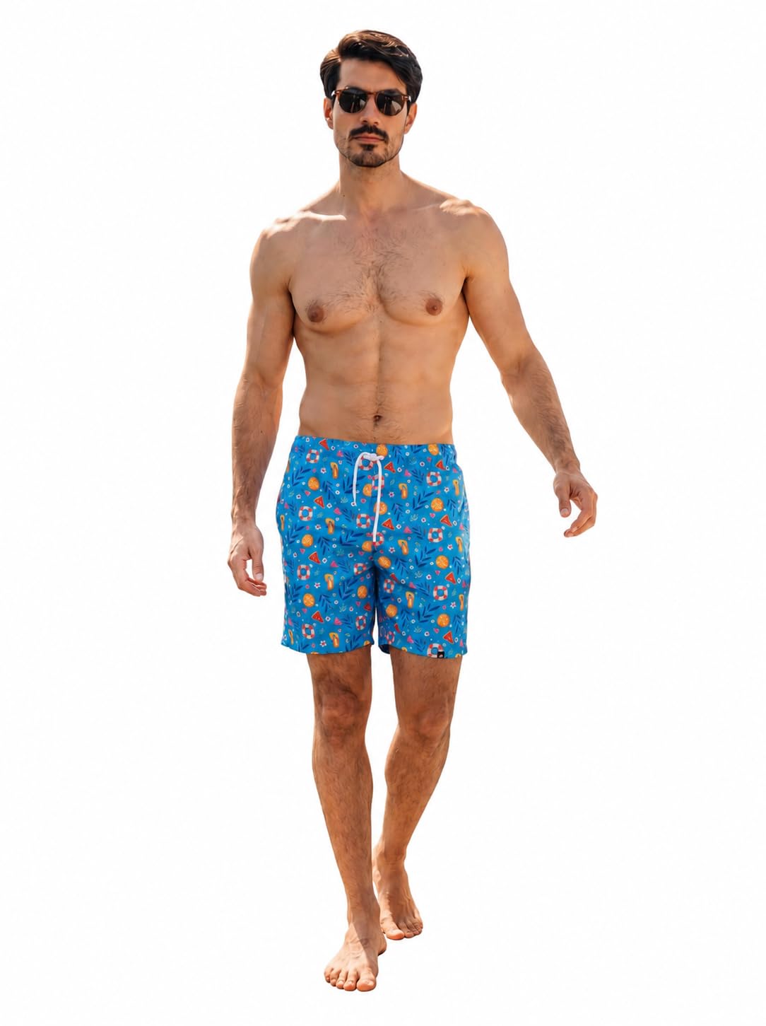 Blue Men's Swimwear
