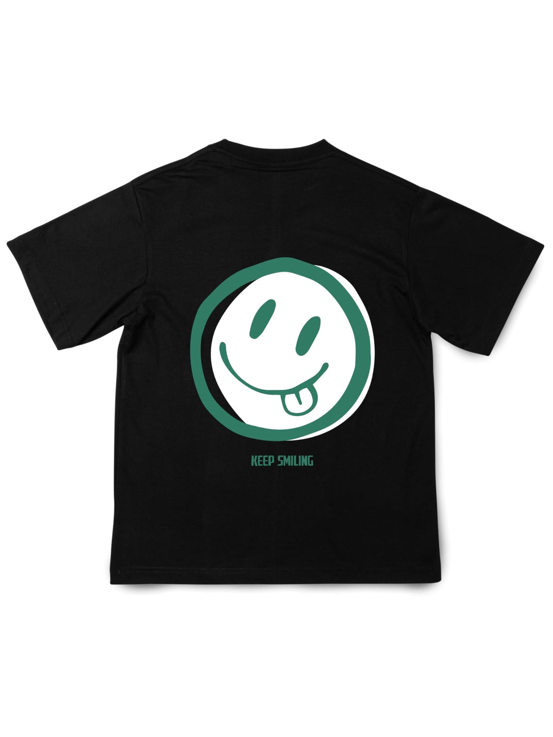 Kiddo Keep Smiling Tshirt - Kids Oversized Graphic Print T-shirt