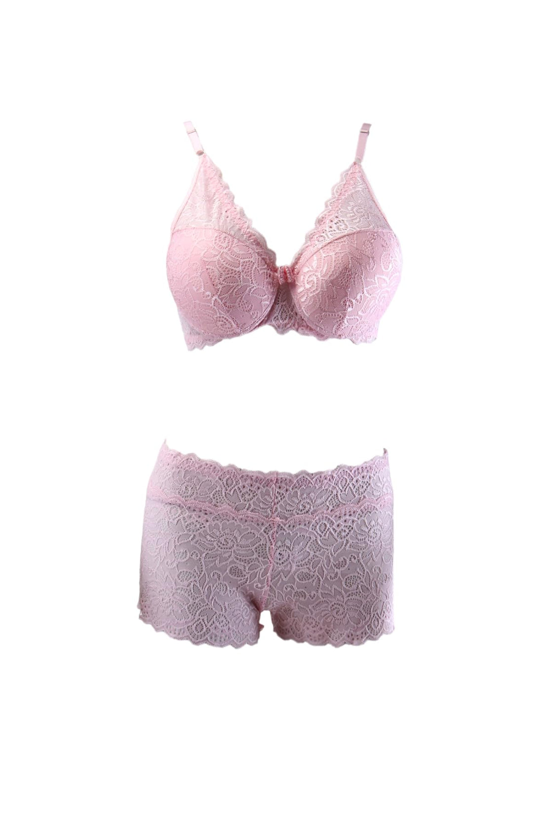Luna Lingerie Women Polyester Bra And Panty Sets 2 Pieces 6046