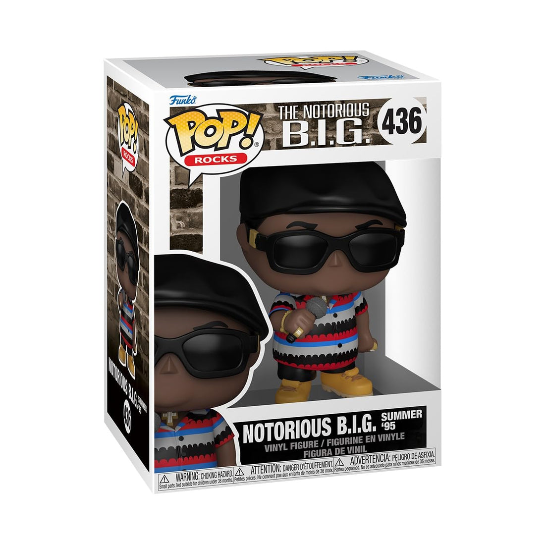 Funko POP Rocks: Biggie “Beat The Summer Jam'' - Notorious Big - Collectable Vinyl Figure - Gift Idea - Official Merchandise - for Kids & Adults - Music Fans - Model Figure for Collectors