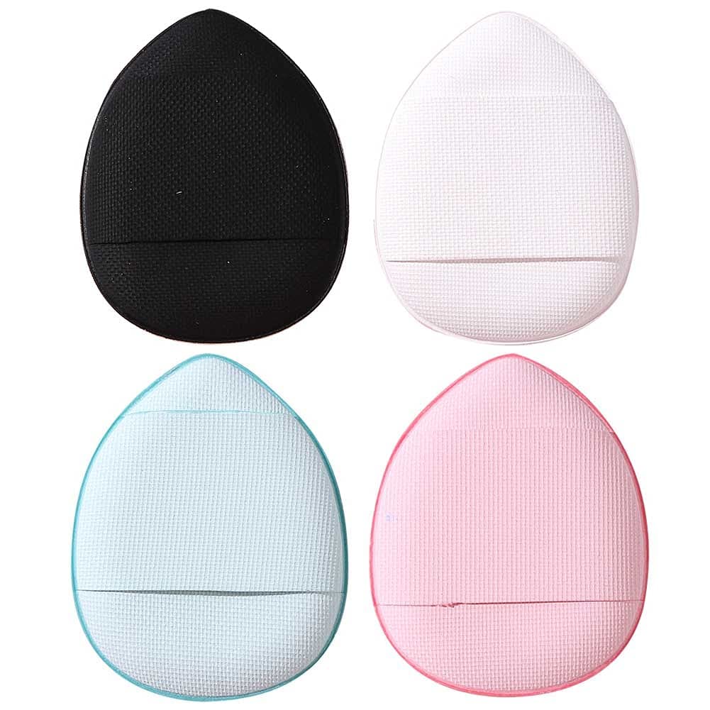 Mini Finger Powder Puff 4 pcs Finger Makeup finger beauty blender Sponges, Mini Soft Cosmetic Finger Puff, Perfect for Foundation, BB Cushion, Cream, Concealer