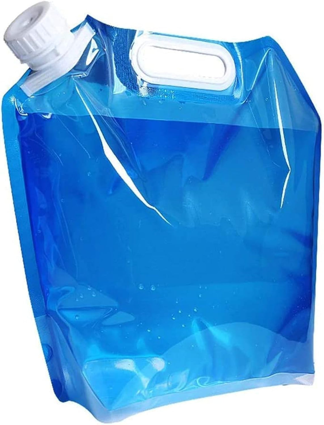 10 Liter Folding Water Container, BPA Free Plastic Water Holder Folding Outdoor Water Bag for Sports Camping Cycling Mountaineering