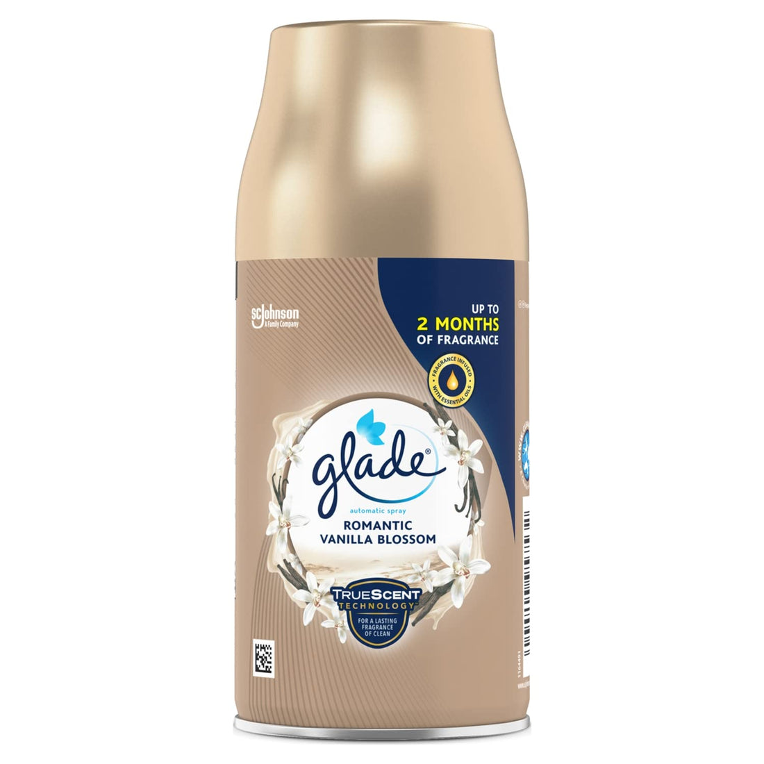 Glade Automatic Air Freshener Refill, Room Spray & Odour Eliminator, Vanilla Blossom, 269ml