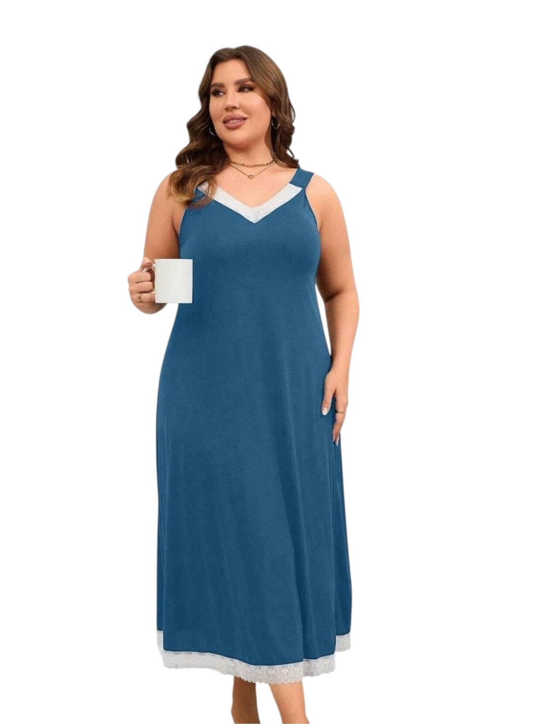 Women Long Nightgown Cotton Soft Comfortable Sleep Relax Nightgown | Women Maxi Nightgown Sleepwear Dress Up to 85K/Code 2627