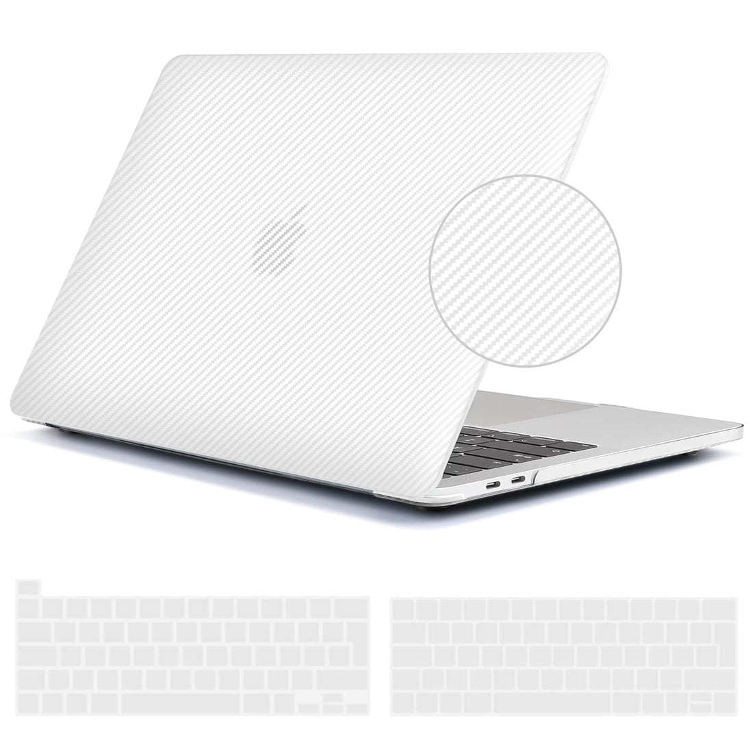 Case Compatible with MacBook Pro 13 Inch 2016-2022 A2338(M1 M2) A2289 A2251 A2159 A1706 A1989 A1708, Anti-Fingerprint Hard Shell + Keyboard Cover for Mac Pro 13, Ripple Crystal Clear
