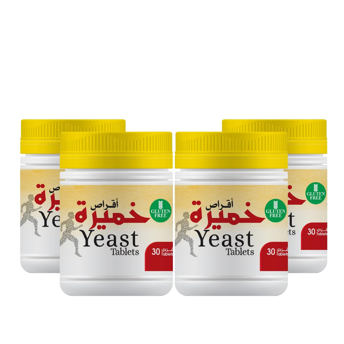 Supports General Health & Weight Gain, Gluten Free, 30 Tablets x 4 Pack, 120 tablets