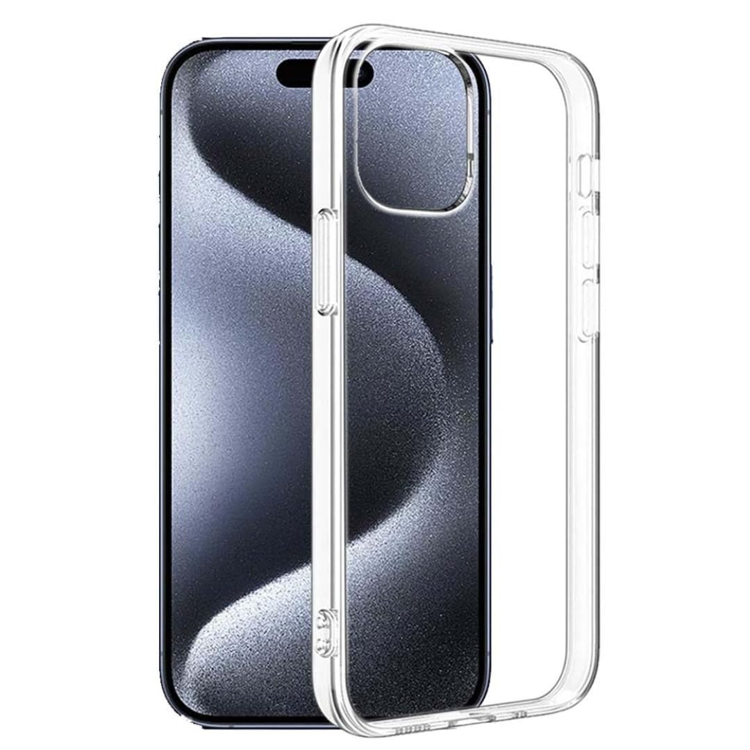 DRaX Clear Case for Iphone 15 Pro Max cover Shockproof Protective Cover (Transparent)