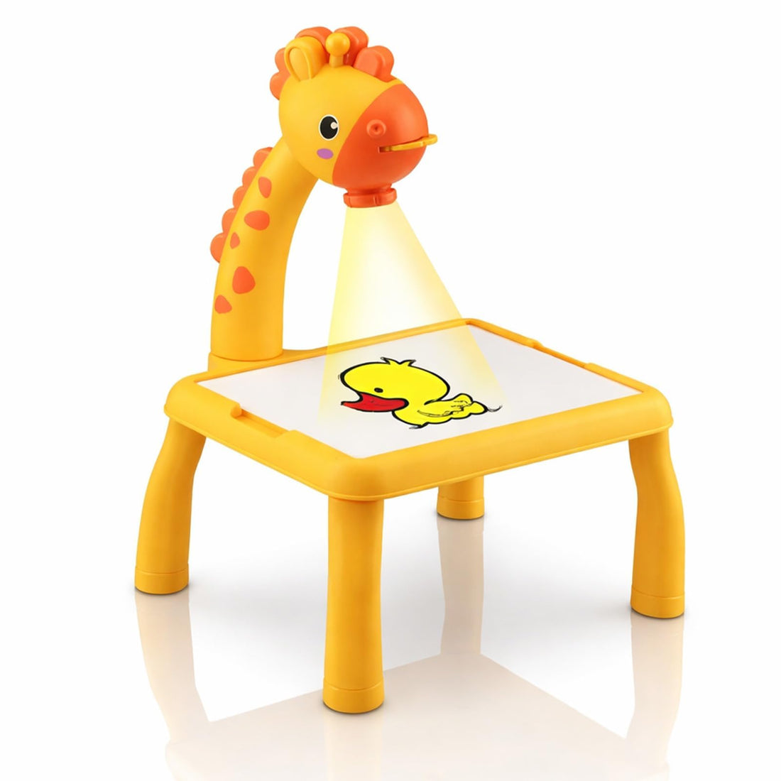 Drawing Projector for Kids, Kids Drawing Projector Cute Little Deer 3 Level Adjustable Battery Powered Table with Sound Effect for Boy and Girl