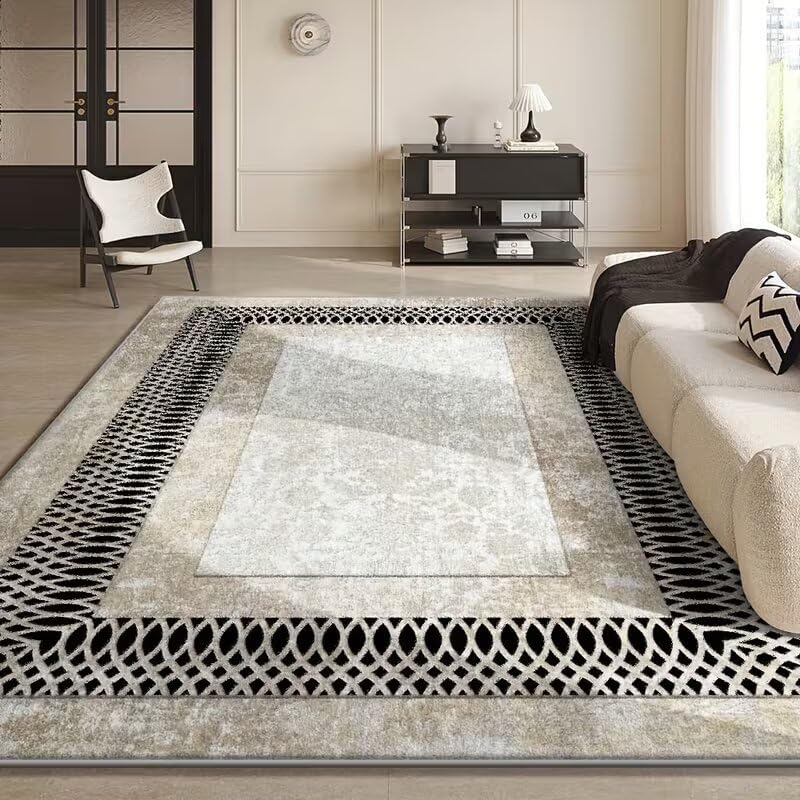 Area Rug Protector 180 * 280cm,Non-Slip Carpet Cover,3D Design, Perfect for Living Room, Bedroom, Guest Room, Indoor and Outdoor, Carpet (carpet 9)