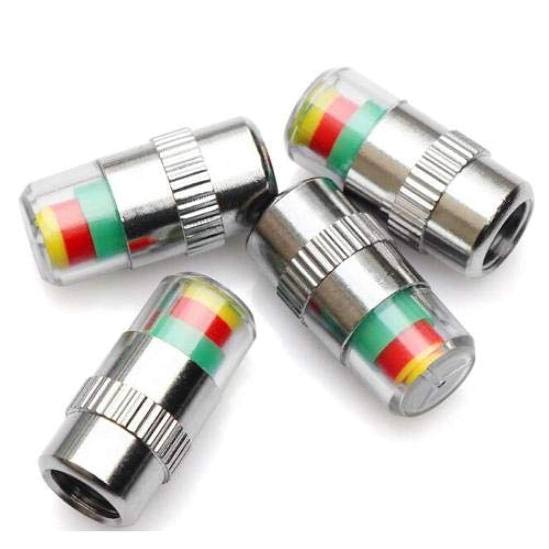4PCS Car Tire Valve Caps Pressure Gauge Monitor Indicator