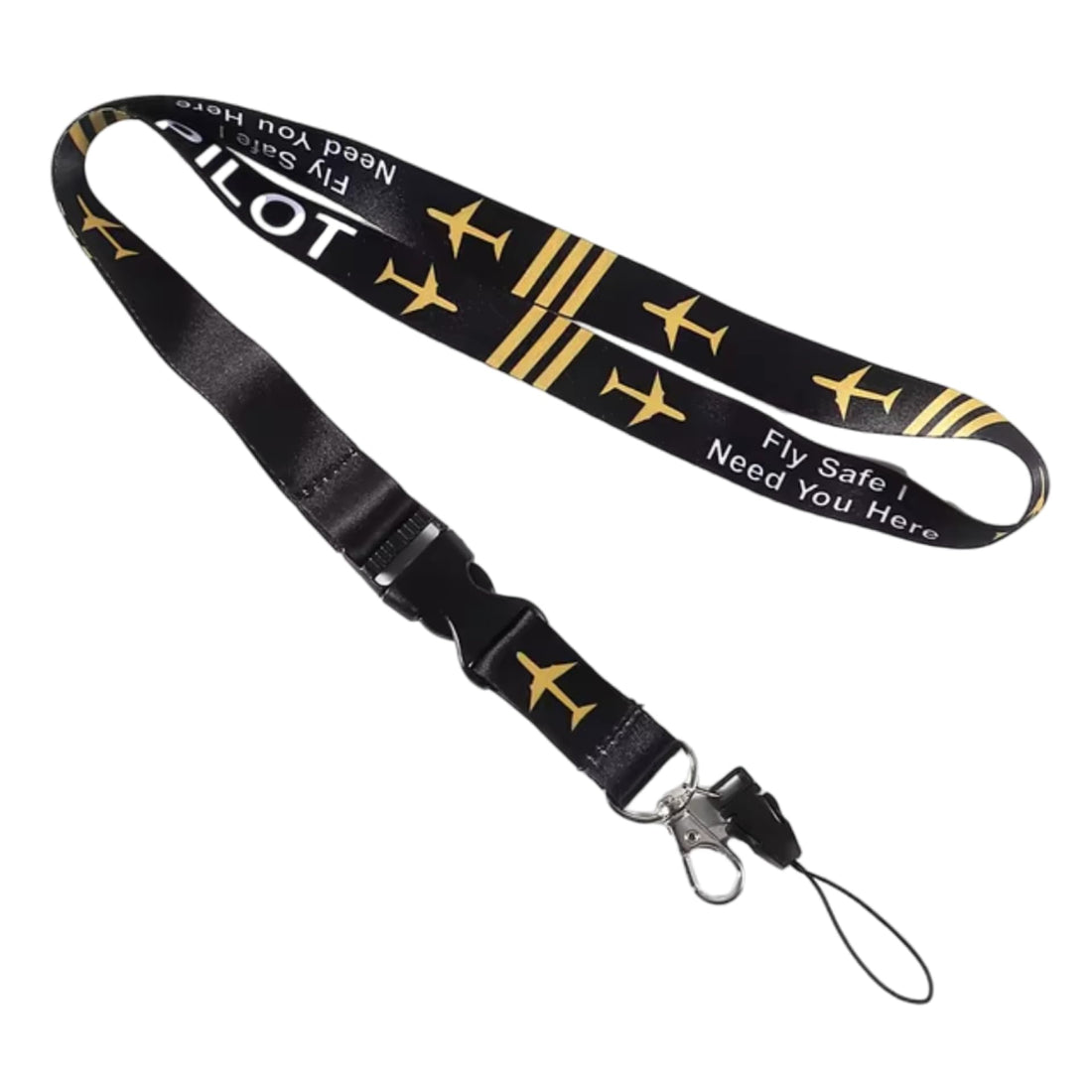 SOLDOUT Fashion Pilot Fly Safe I Need You Here Lanyard Neck Strap For ID Card Badge Key Lanyards for Flight Aviation Crew