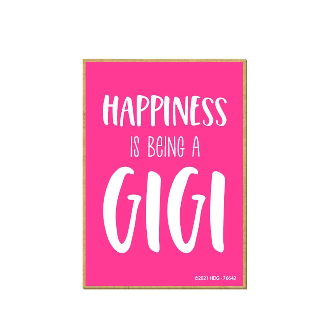 Honey Dew Gifts, Happiness is Being a Gigi, Grandma Fridge Magnet, Gifts for Grandma, Kitchen Fridge Magnet, 2.5 Inches by 3.5 Inches
