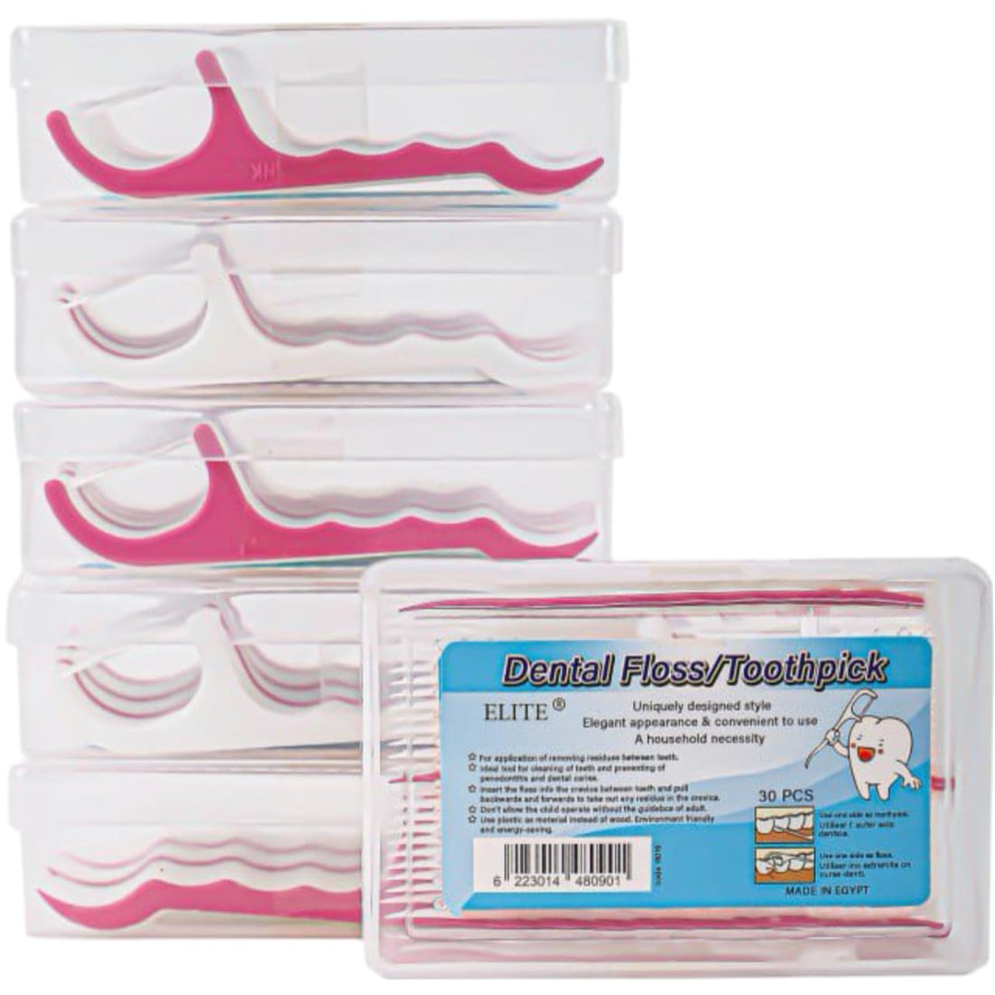 Mila Dental Floss and Toothpick for Optimal Oral Care - Clean Teeth and Gums - Prevent Cavities and Maintain Fresh Breath for a Healthier Smile Every Day - Set Of 30 Pieces