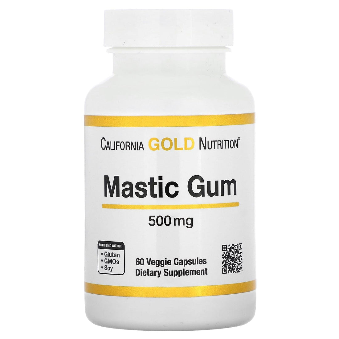 Mastic Gum 500mg – Digestive Comfort & Wellness Support – 60 Veggie Capsules