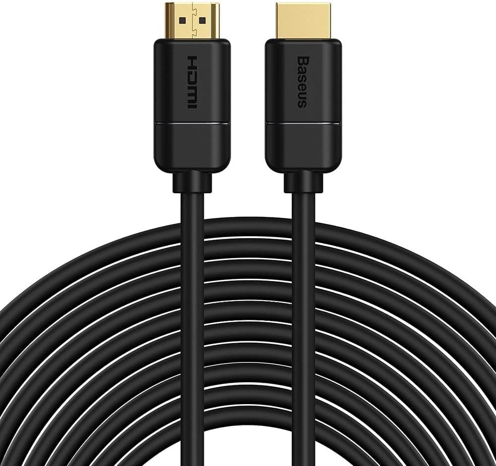 Baseus HDMI 2.0 Cable 4K @ 30Hz 15 Meter Long | High Definition Series 18Gbps High Speed | Supports UHD 3D HDR | HDMI to HDMI Cord for TV Monitor Projector PS5 Xbox Screen OTG Mobile Phone Samsung Dex
