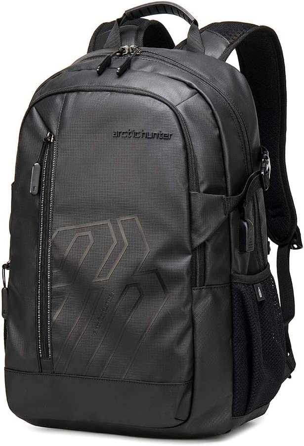 Backpack and Laptop 15.6H - Durable Material - Multifunctional - Water Resistant A-H 387 - Black