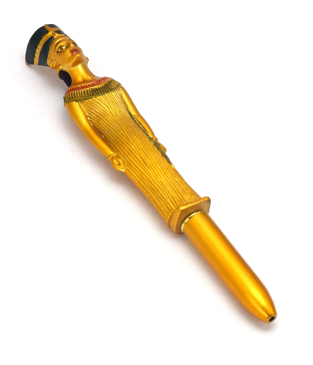 immatgar pharaonic Decorative Egyptian Pen ancient Egyptian souvenirs gifts from Egypt Collectible Pharaohs (Golden - Nefertiti - one size)