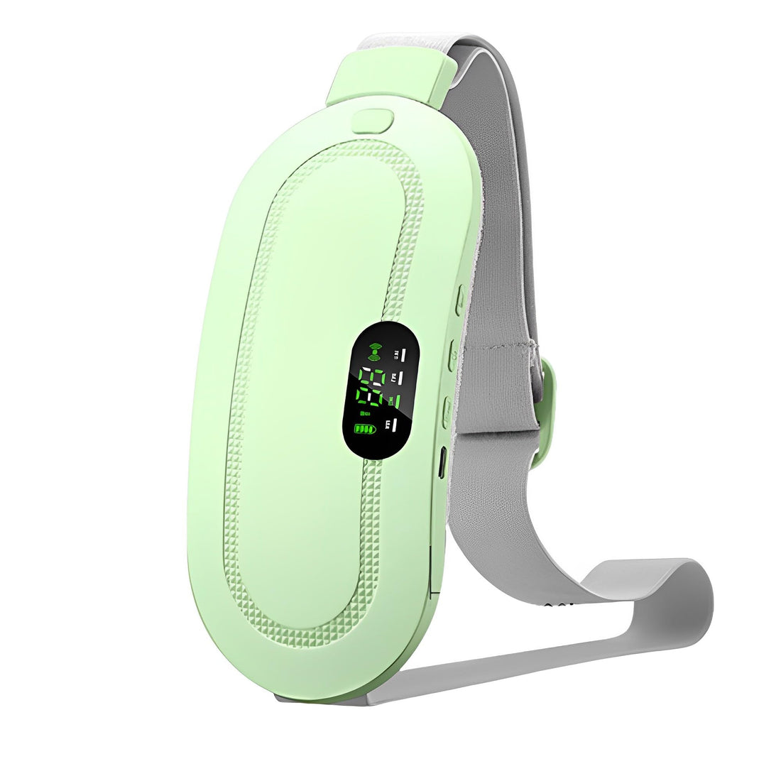 Beauenty Portable Cordless Heating Pad,Menstrual Warming Belt with 3 Heat Settings and 4 Vibration Massage Modes,Fast Heating Belly Wrap Belt,Back or Belly Heating Pad for Women and Girls (Green)