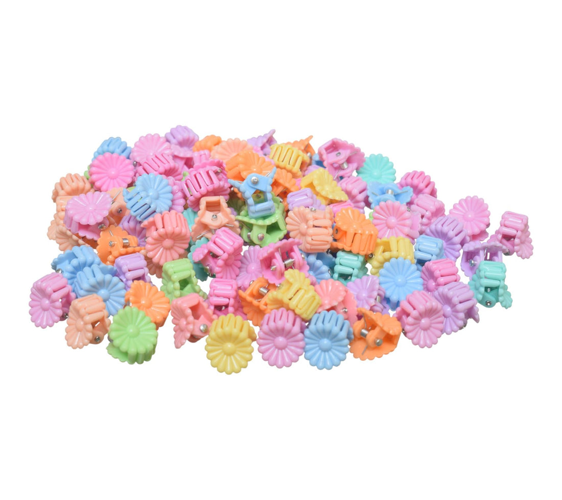 Daphne Girls' Plastic Hair Clip Set, 50 Piece - Multicolor - 2018