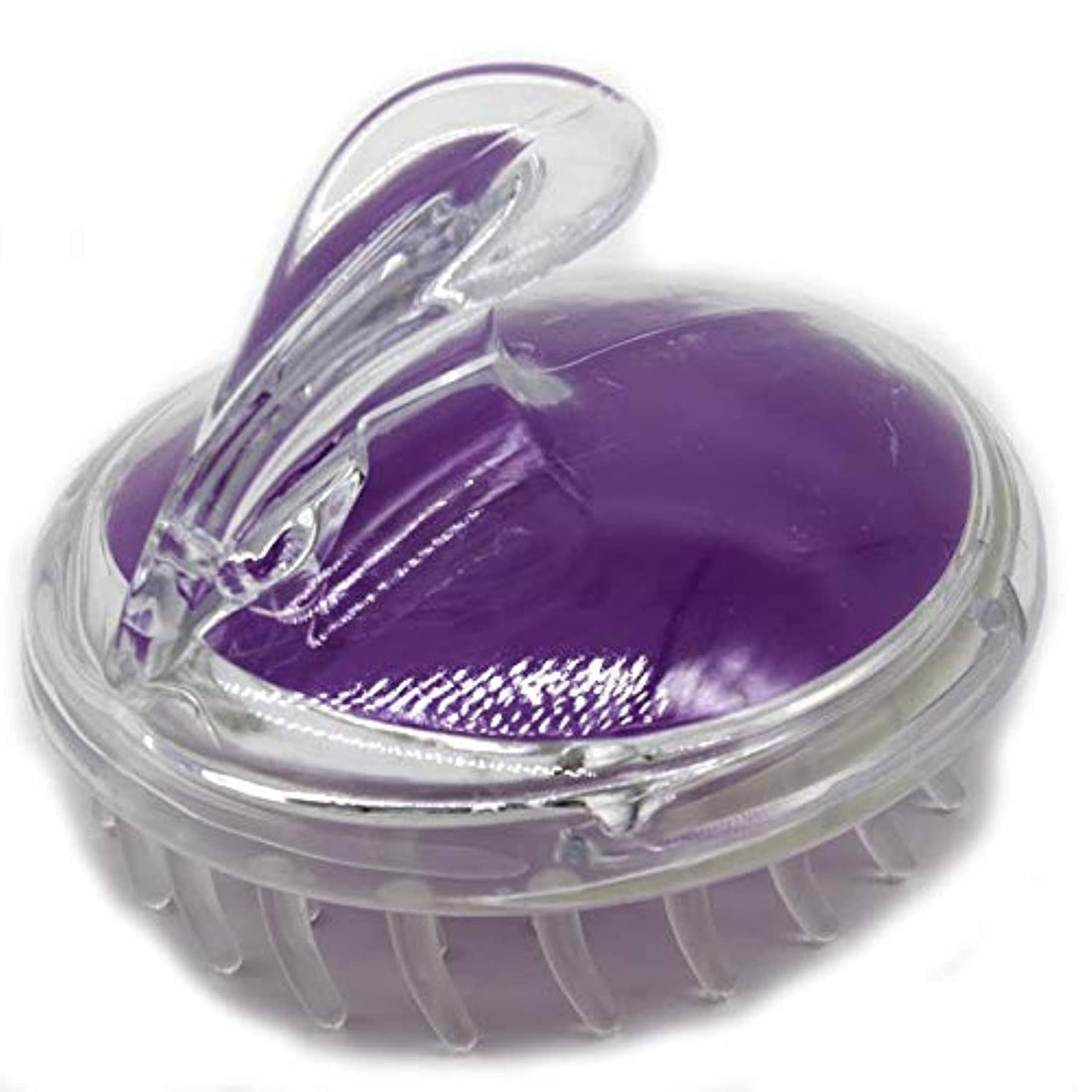 purple silicone Scalp Massager Anti dandruff Shampoo brush Head Hair Loss Prevention Stimulator