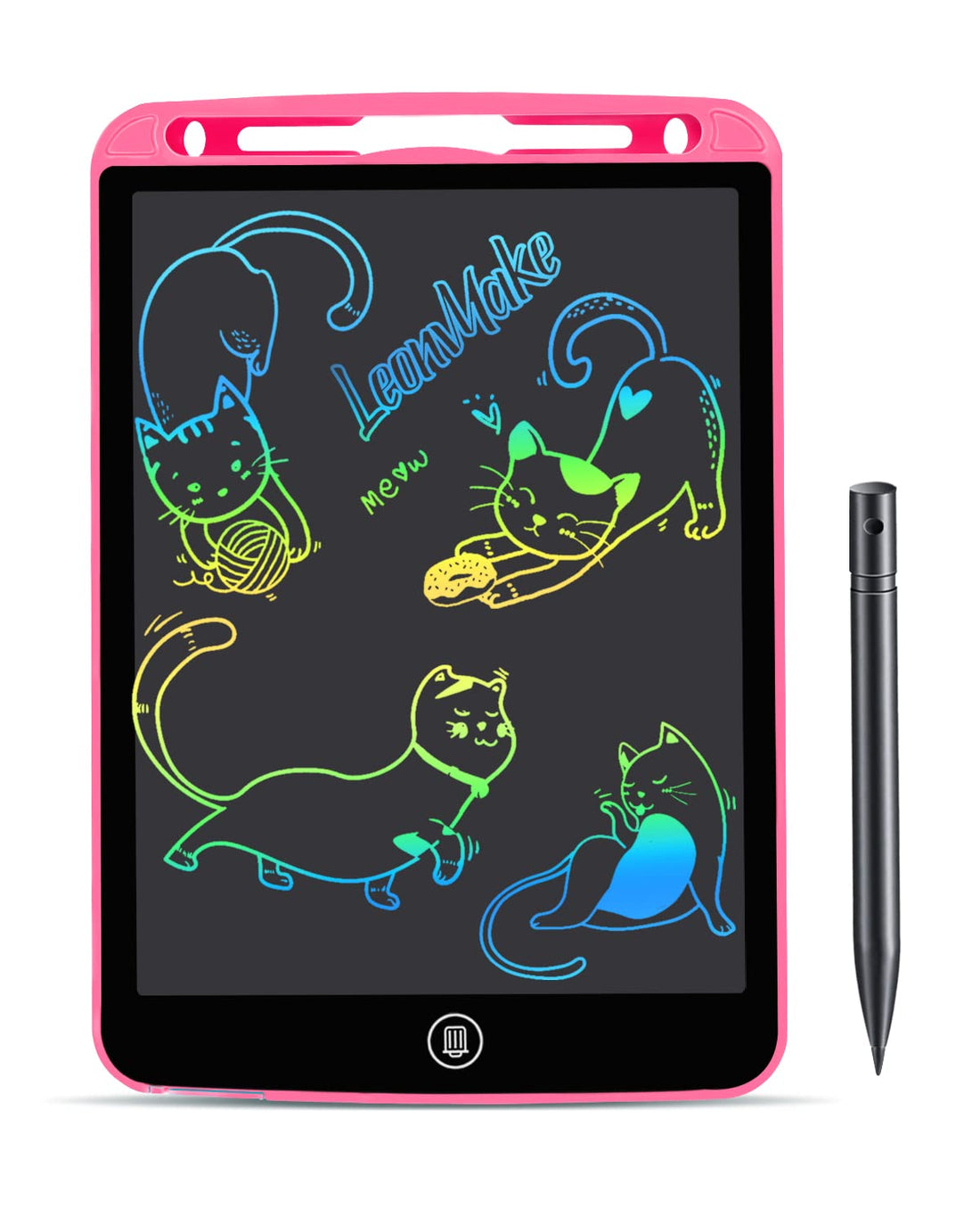 Girl Toys LCD Writing Tablet: Kids Doodle Board for Age 3 4 5 6 7 8 9 11 12 13 Year Old Girls Birthday Gifts | Electronic Drawing Pad for Toddler Learning Sketch Art on Travel | 10 Inch Pink