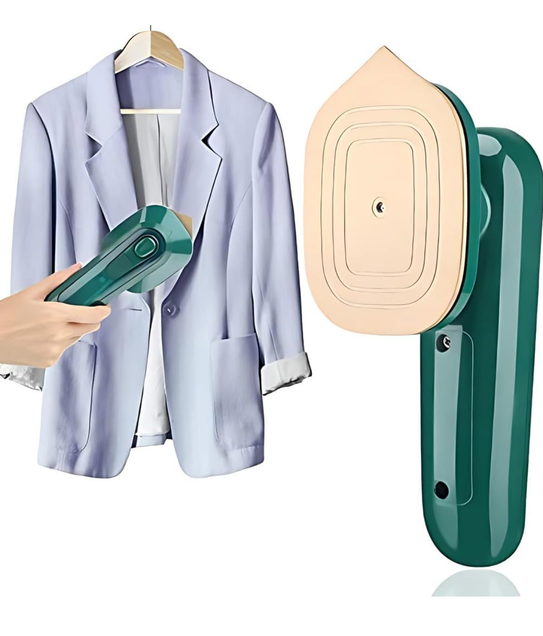 WBD Lifestyle Professional Micro Steam Iron, Portable Mini Travel Irons for Clothes, Handheld Ironing Machine Handheld Steam Iron, Travel Garment Steamer for Fabric Clothes, Home & Travel
