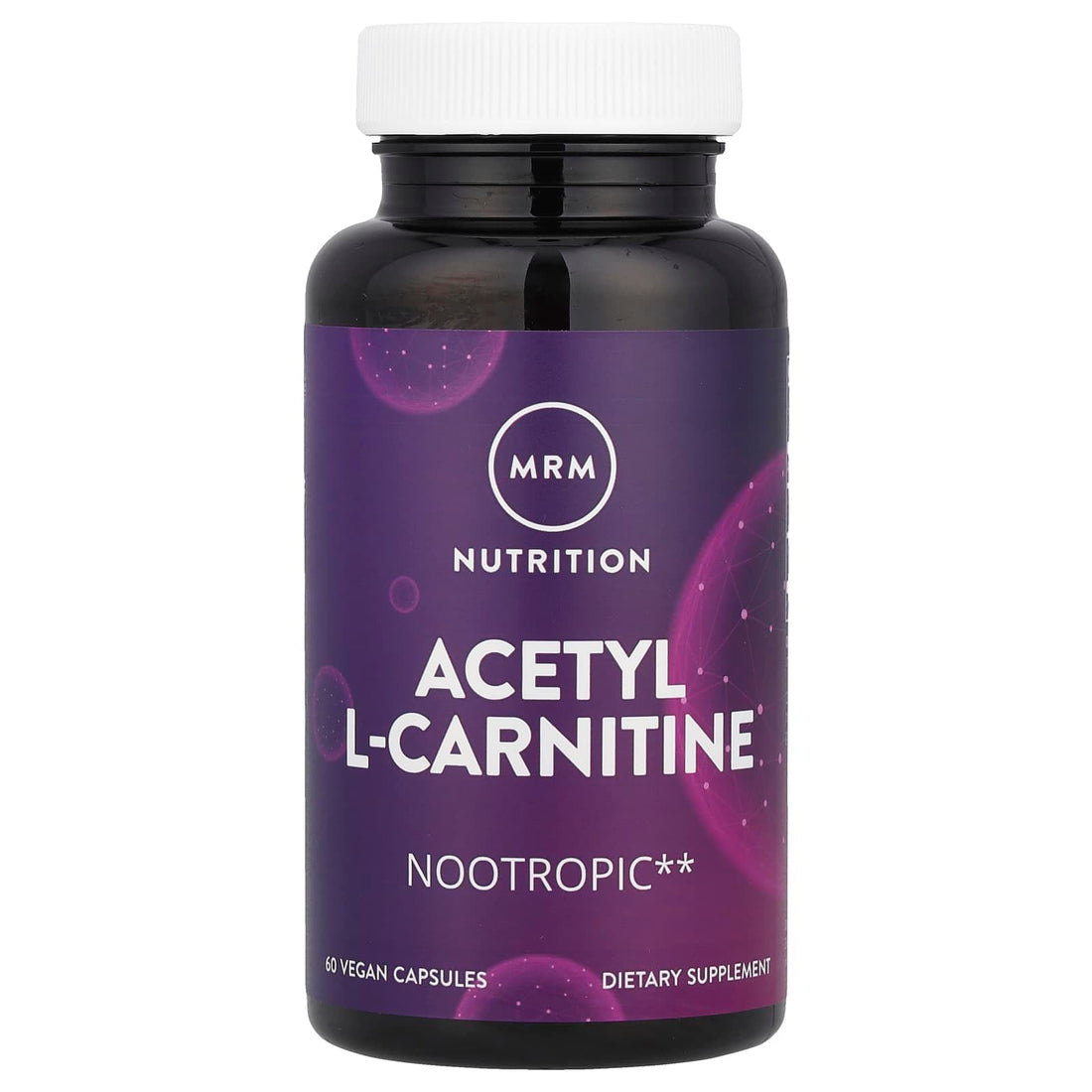 Premium Acetyl L-Carnitine 500 mg – 60 Vegan Capsules Amino Acid – Pure Bioavailable ALCAR Formulated for Active Cellular & Daily Routine Balance