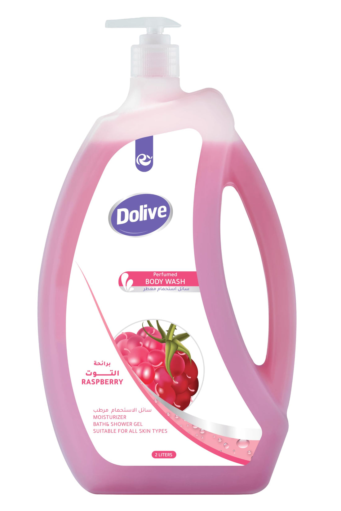Shower Gel Body Wash Dolive 2000 Ml, Raspberry