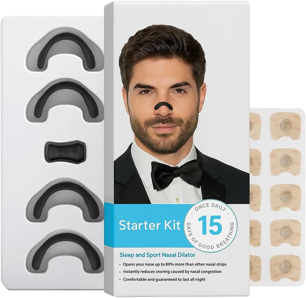 30 Pairs Anti-Snoring Sleep Magnetic Nasal Strips - Magnetic nasal strip Innovative Design Anti-Snoring Equipment