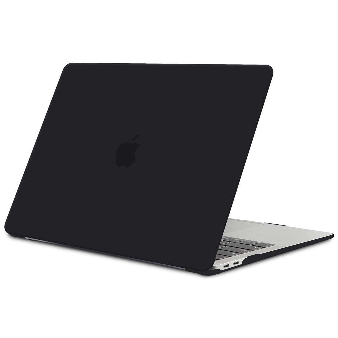 TECOOL MacBook Air 13 Inch Case M1 2020 2019 2018 A2337 A2179 A1932 with Touch ID, Matte Case Protective Hard Plastic Slim Case, Black