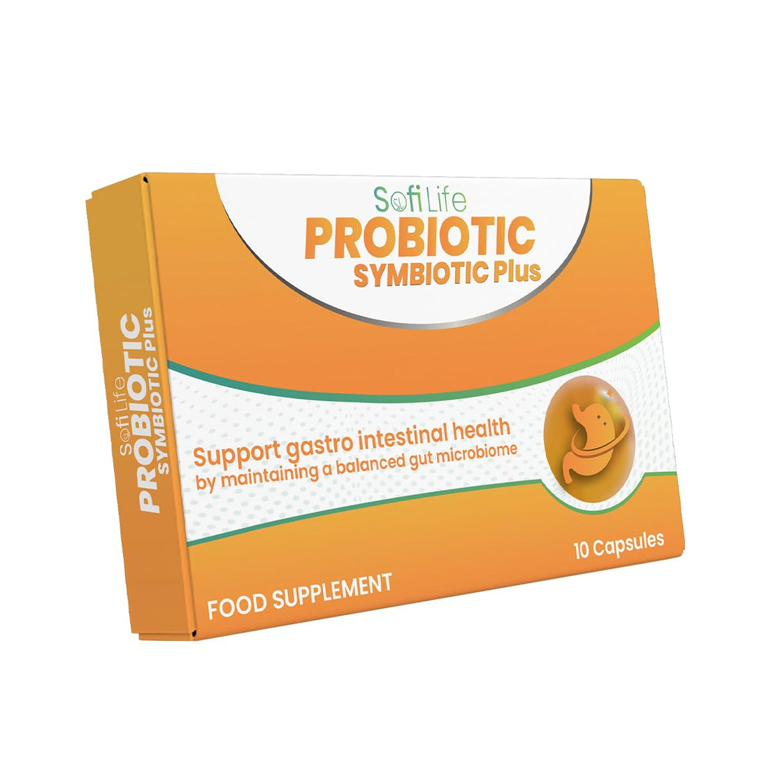 Probiotic Symbiotic Plus – 10 Veg Capsules | Digestive & Immune Support | Daily Gut Health Supplement