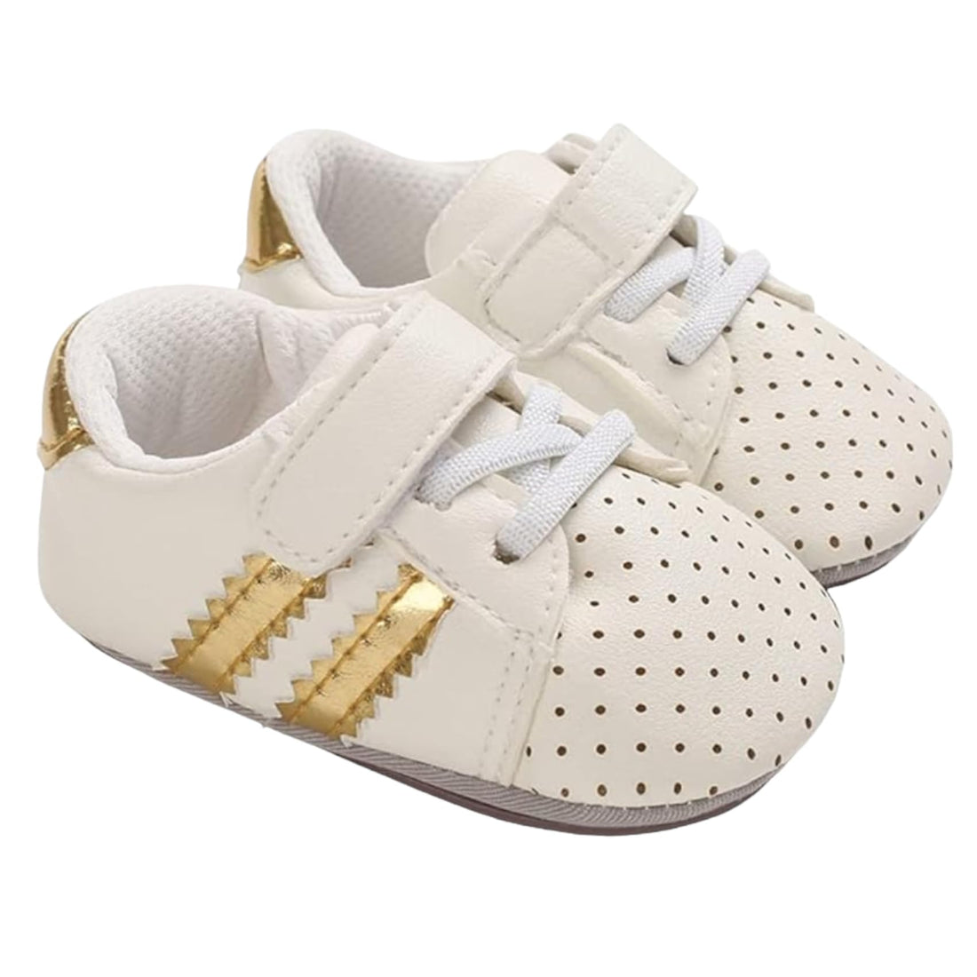 Mix&Max baby-girls Sneakers Synthetic Leather Velcro Strap Sneaker