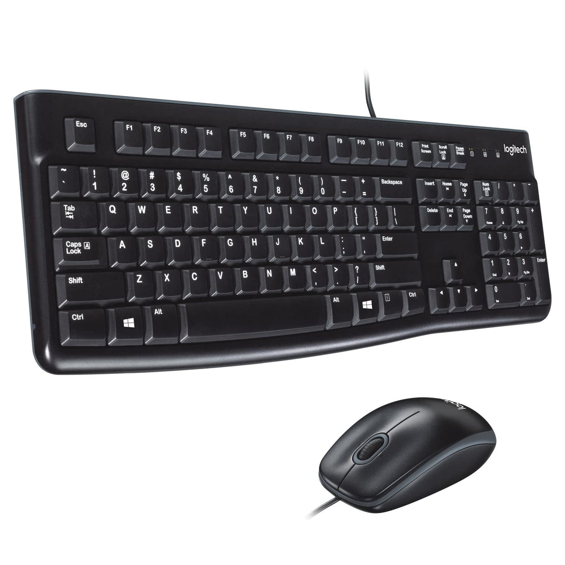 Logitech Wired MK120 – AR/EN edition Keyboard and Mouse, Black, 920-002546