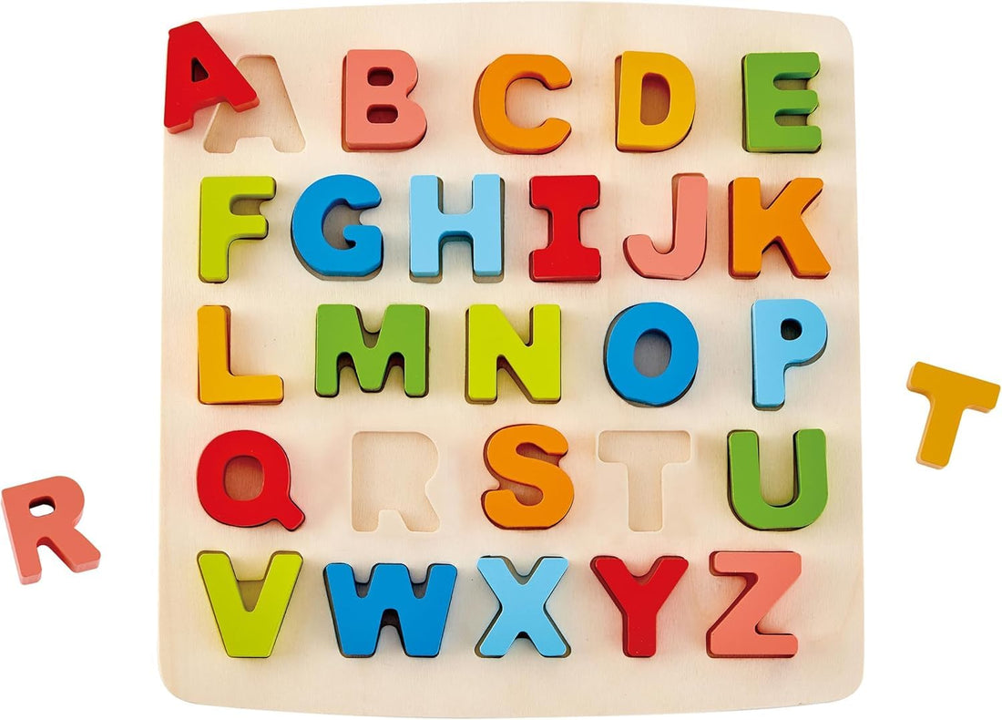GHAZAL Chunky Alphabet Puzzle Multicolor, Alphabet