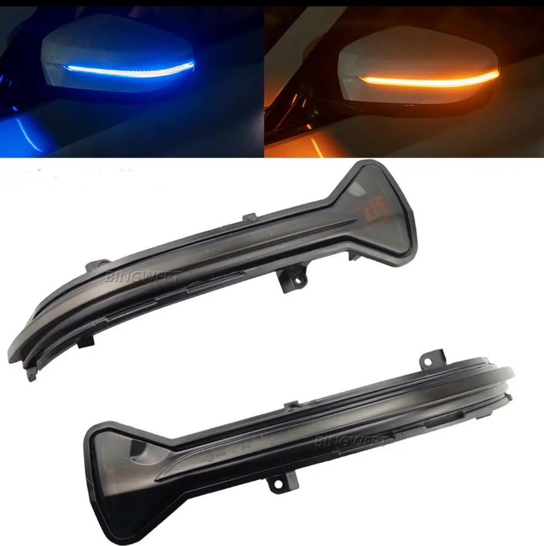 2pcs Dynamic Blinker compatible For BMW 3 5 6 7 8 Series G20 G30 G15 M5 F90 LED Turn Signal Light Side Mirror Indicator