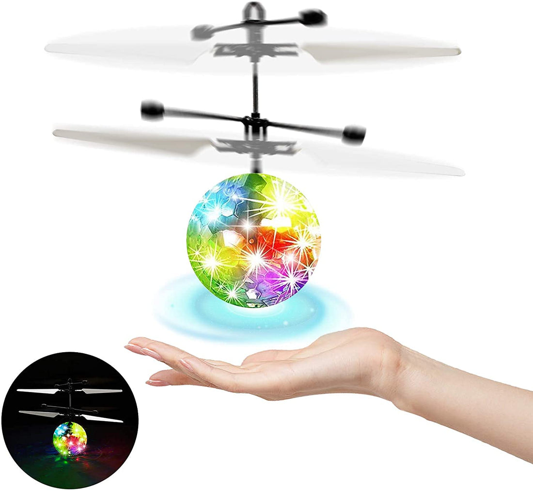 Flying Ball, Kids RC Flying Toy Infrared Induction Models Airplane Helicopter Ball Kids Gadgets Mini Drone Flying Toy, Flying Orb for Boys Girls Age 6 7 8+